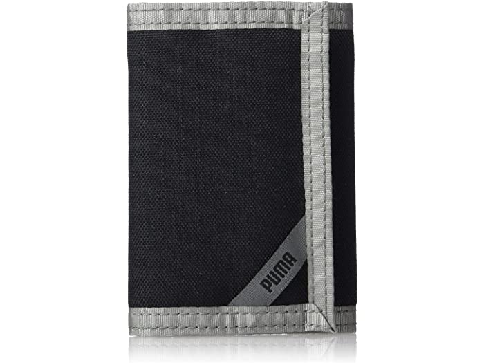 (取寄) プーマ キッズ キッズ ライズ トリフォールド ウォレット PUMA kids Kids Rise Trifold Wallet Black/Grey