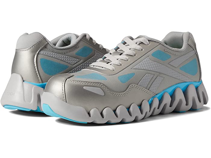 (取寄) リーボック ワーク レディース ジグ パルス ワーク エー コンプ トゥ Reebok Work women Reebok Work Zig Pulse Work EH Comp Toe Grey/Powder Blue