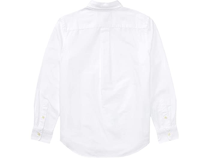 楽天ジェットラグ楽天市場店（取寄） ラルフローレン キッズ ボーイズ コットン オックスフォード スポーツ シャツ （ビッグ キッズ） Polo Ralph Lauren Kids boys Polo Ralph Lauren Kids Cotton Oxford Sport Shirt （Big Kids） White