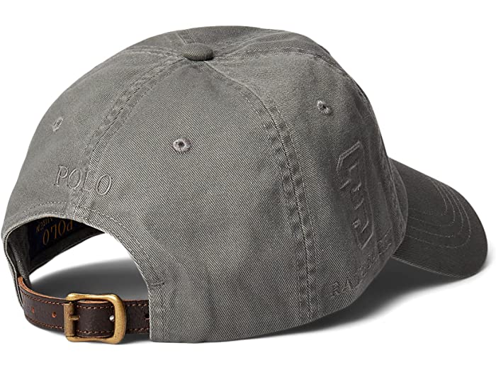 (取寄) ラルフローレン メンズ ビッグ ポニー チノ キャップ Polo Ralph Lauren men Big Pony Chino Cap College Grey
