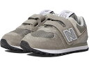 () j[oX LbY Xj[J[ WjA q C 574 New Balance Kids boys 574 (Little Kid) Grey/White 1