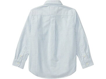 (取寄) ラルフローレン キッズ ボーイズ ストライプド コットン オックスフォード シャツ (トドラー) Polo Ralph Lauren Kids boys Striped Cotton Oxford Shirt (Toddler) Light Blue Stripe