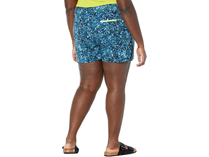 (取寄) ノースフェイス レディース プラス サイズ プリンテッド クラス V ショーツ The North Face women Plus Size Printed Class V Shorts Beta Blue Lichen Print