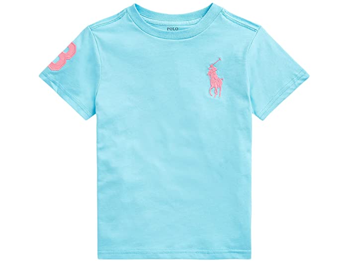 (取寄) ラルフローレン キッズ ボーイズ ショート スリーブ ジャージ Tシャツ (トドラー) Polo Ralph Lauren Kids boys Short Sleeve Jersey T-Shirt (Toddler) French Turquoise