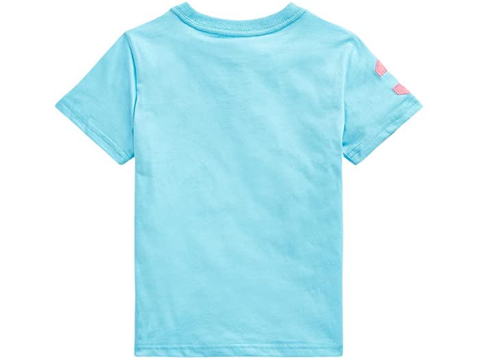 (取寄) ラルフローレン キッズ ボーイズ ショート スリーブ ジャージ Tシャツ (トドラー) Polo Ralph Lauren Kids boys Short Sleeve Jersey T-Shirt (Toddler) French Turquoise