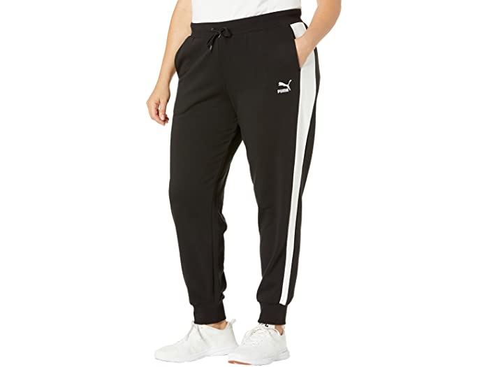 (取寄) プーマ レディース プラス サイズ アイコニック T7 トラック パンツ PUMA women Plus Size Iconic T7 Track Pants PUMA Black