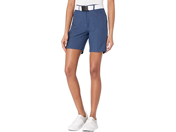 (取寄) アディダス ゴルフ レディース 7 ゴルフ ショーツ adidas Golf women 7 Golf Shorts Crew Navy