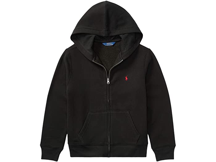 (取寄) ラルフローレン キッズ ボーイズ コットン-ブレンド-フリース フーディ (ビッグ キッズ) Polo Ralph Lauren Kids boys Cotton-Blend-Fleece Hoodie (Big Kids) Polo Black