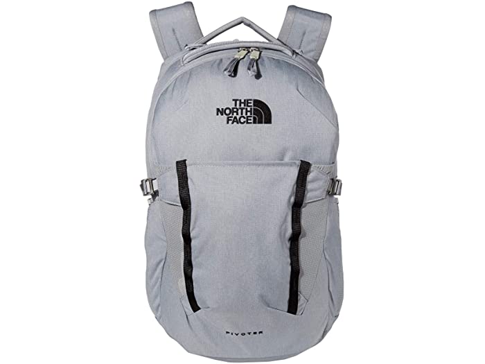 (取寄) ノースフェイス ピボター バックパック The North Face Pivoter Backpack Mid Grey Dark Heather/TNF Black