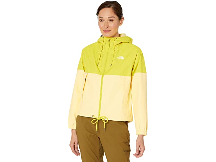 (取寄) ノースフェイス レディース アントラ レイン フーディ The North Face women Antora Rain Hoodie Acid Yellow/Pale Banana