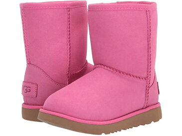 (取寄) アグ キッズ ガールズ クラシック ショート Ii ウォータープルーフ (トドラー/リトル キッズ) UGG Kids girls Classic Short II Waterproof (Toddler/Little Kid) Pink Azalea