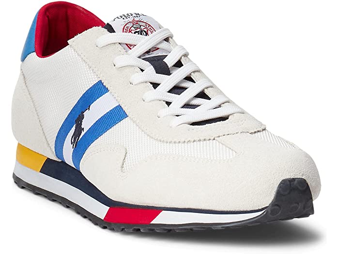 (取寄) ラルフローレン メンズ トレイン 85 スニーカー Polo Ralph Lauren men Train 85 Sneaker White/Multi