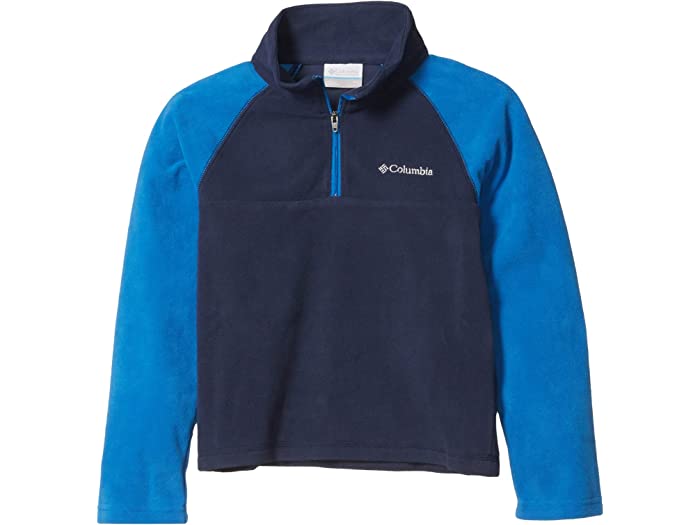 (取寄) コロンビア キッズ ボーイズ グレイシャル ハーフ ジップ (リトル キッズ/ビッグ キッズ) Columbia Kids boys Glacial Half Zip (Little Kids/Big Kids) Collegiate Navy/Bright Indigo