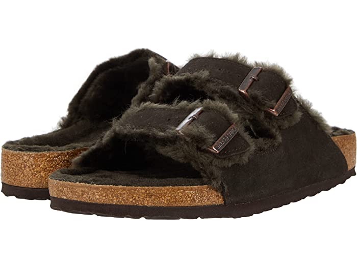 (取寄) ビルケンシュトック アリゾナ シアリング Birkenstock Arizona Shearling Mocha/Mocha Suede/Shearling