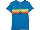 (取寄) エルエルビーン キッズ グラフィック Tシャツ グロウ イン ザ ダーク L.L.Bean kids L.L.Bean Graphic Tee Glow in the Dark (Little Kids) Marine Blue Outside Everyday