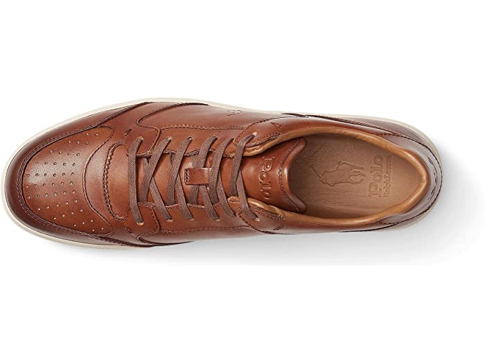 (取寄) ラルフローレン メンズ ポロ コート ラックス スニーカー Polo Ralph Lauren men Polo Court Lux Sneaker Snuff