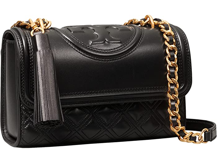 (取寄) トリーバーチ Tory Burch Fleming Small Convertible Shoulder Bag Black