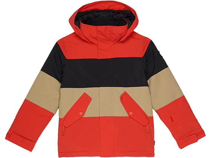 (取寄) バートン キッズ ボーイズ シンボル ジャケット (リトル キッズ/ビッグ キッズ) Burton Kids boys Symbol Jacket (Little Kids/Big Kids) Tomato/True Black/Kelp