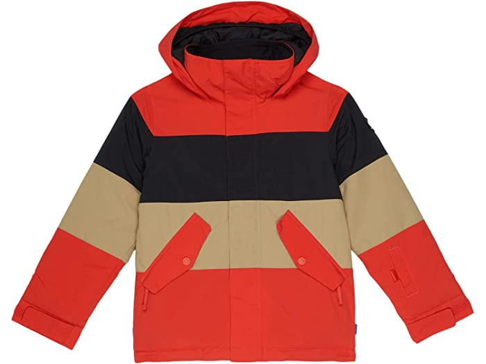 (取寄) バートン キッズ ボーイズ シンボル ジャケット (リトル キッズ/ビッグ キッズ) Burton Kids boys Symbol Jacket (Little Kids/Big Kids) Tomato/True Black/Kelp