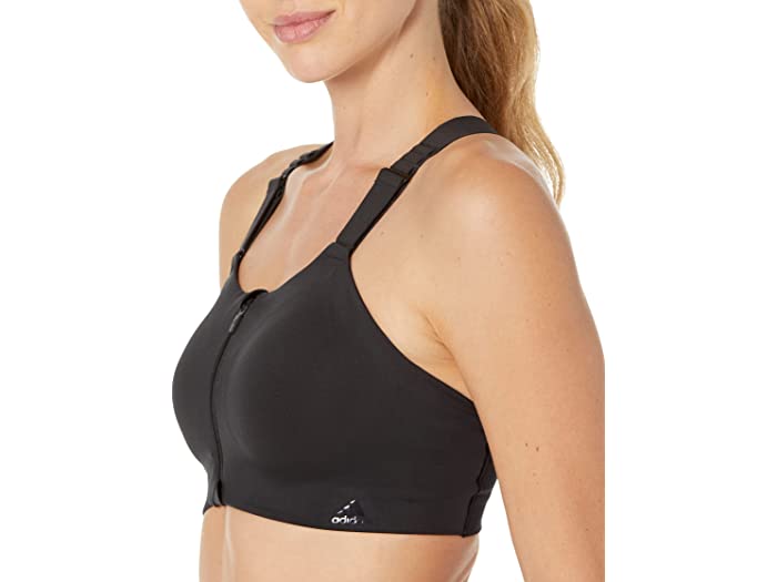 (取寄) アディダス レディース adidas women Tailored Impact Luxe Training High Support Zip Bra Black/White