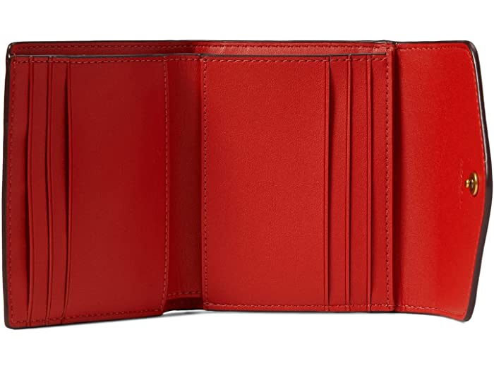 (取寄) コーチ レディース COACH women Cross Grain Leather Wyn Small Wallet Sport Red