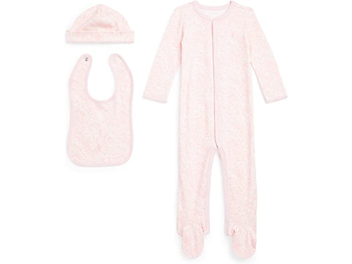 (取寄) ラルフローレン キッズ ガールズ Polo Ralph Lauren Kids girls Paisley Cotton Three-Piece Gift Set (Infant) Pink Paisley Multi