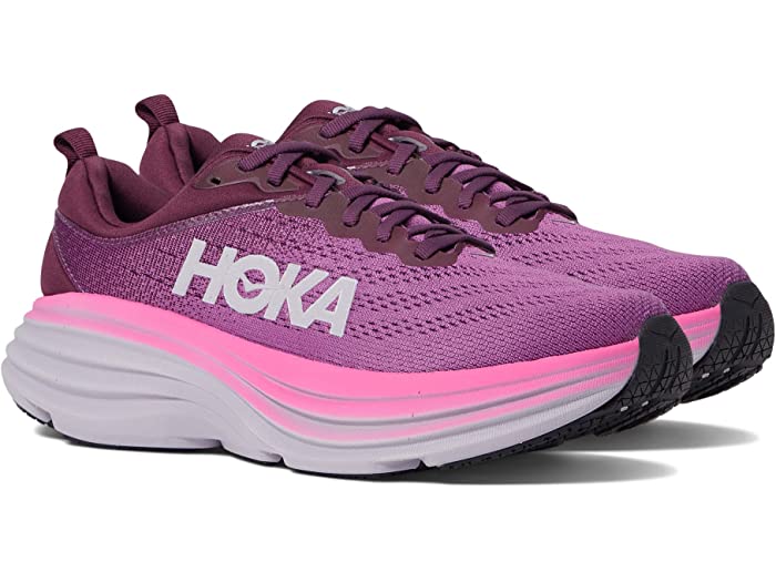 取寄 ホカオネオネ レディース ボンダイ 8 Hoka women Hoka Bondi 8 Beautyberry/Grape Wine