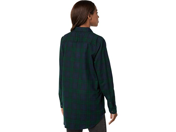 (取寄) エルエルビーン レディース L.L.Bean women Scotch Plaid Flannel Tunic Black Watch