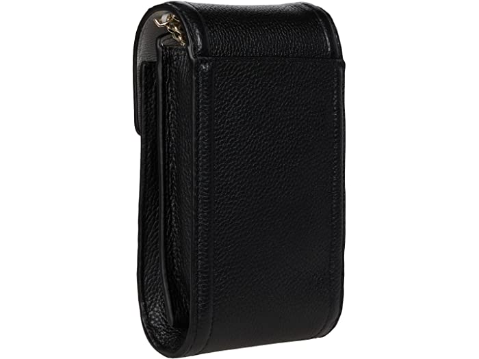 (取寄) ケイトスペード Kate Spade New York Knott Pebbled Leather North/South Crossbody Black