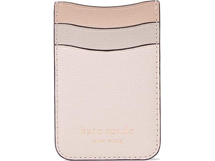 (取寄) ケイトスペード Kate Spade New York Morgan Color-Block Saffiano Leather Sticker Pocket Pale Dogwood Multi