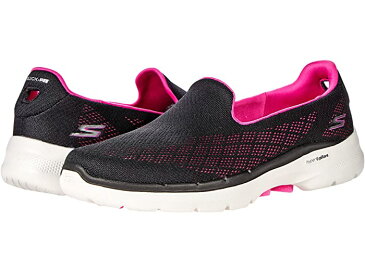 (取寄) スケッチャーズ パフォーマンス レディース SKECHERS Performance women Go Walk 6 - Cosmic Force Black/Hot Pink