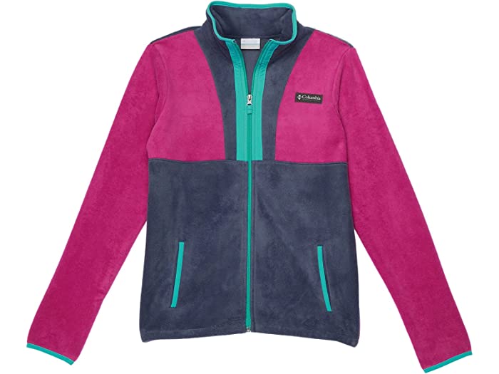 (取寄) コロンビア キッズ キッズ Columbia Kids kids Back Bowl Full Zip Fleece (Little Kids/Big Kids) Wild Fuchsia/Nocturnal/Geyser