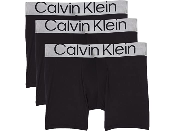 (取寄) カルバンクライン アンダーウェア メンズ Calvin Klein Underwear men Sustainable Steel Micro Boxer Brief 3-Pack Black