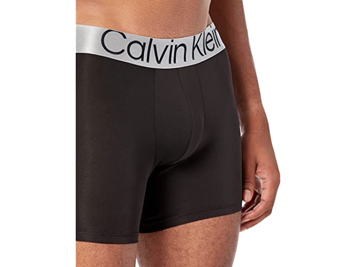 (取寄) カルバンクライン アンダーウェア メンズ Calvin Klein Underwear men Sustainable Steel Micro Boxer Brief 3-Pack Black