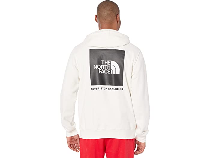 (取寄) ノースフェイス メンズ The North Face men Box Nse Pullover Hoodie Gardenia White/TNF Black