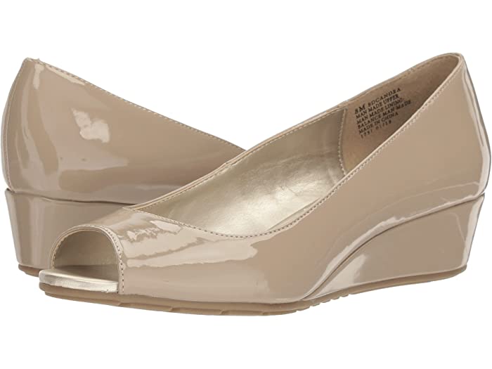 () Хɥ꡼ ǥ ɥ Bandolino women Candra Cafe Latte Sleek Patent...