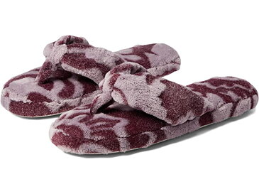 (取寄) ヴェラ ブラッドリー レディース Vera Bradley women Fleece Flip-Flops Java Mulled Wine Tonal