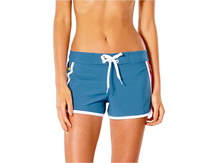 (取寄) リップ カール レディース Rip Curl women Surf Revival 3 Boardshorts Dark Teal