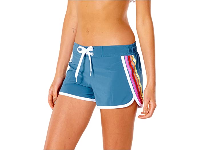 (取寄) リップ カール レディース Rip Curl women Surf Revival 3 Boardshorts Dark Teal