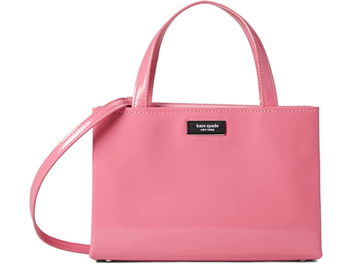 (取寄) ケイトスペード Kate Spade New York Sam Icon Spazzolato Leather Small Tote Feather Pink