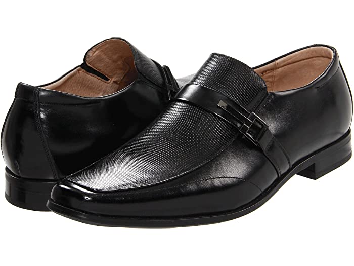 (取寄) ステイシー アダムス メンズ ビュー モック トゥ スリップ オン ローファー Stacy Adams men Beau Moc Toe Slip On Loafer Black