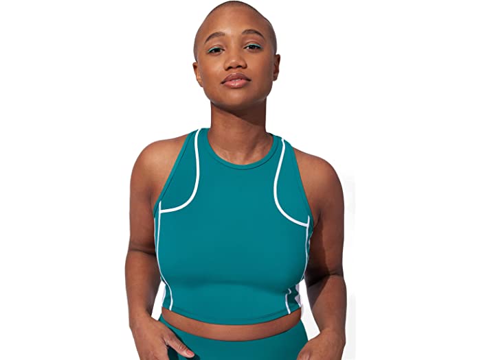 (取寄) イレブン バイ ビーナス ウィリアムズ レディース Eleven by Venus Williams women Backspin Midi Tank Alpine Green