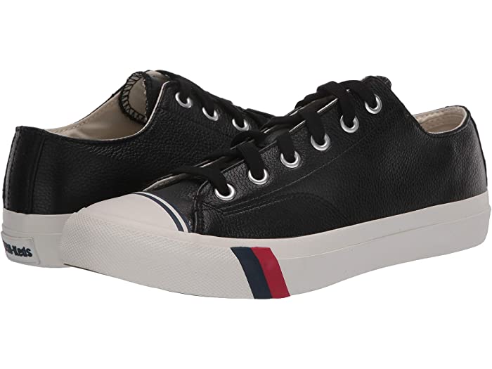 (取寄) プロケッズ ロイヤル LO コア レザー Pro-Keds Royal Lo Core Leather Black Leather 2