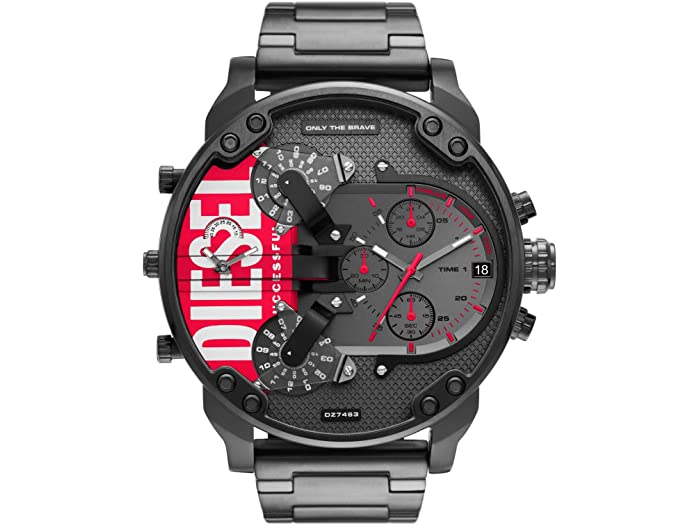 (取寄) ディーゼル メンズ Diesel men Mr. Daddy 2.0 Chronograph Watch - DZ7463 Black