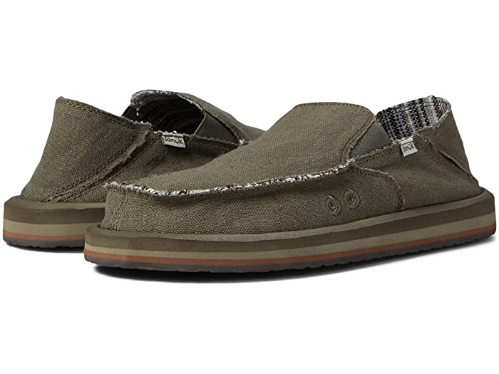 (取寄) サヌーク メンズ ヴァガボンド サイドウォーク サーファー ST ヘンプ Sanuk men Vagabond Sidewalk Surfer ST Hemp Army