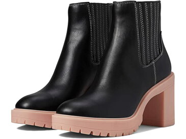 (取寄) ドルチェヴィータ レディース Dolce Vita women Caster H2O Black/Pink Leather H2O