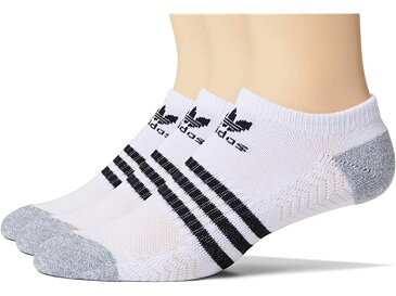 (取寄) アディダス オリジナルス キッズ キッズ adidas Originals Kids kids Roller No Show Socks 3-Pair (Little Kid/Big Kid/Adult) White/Black/Heather Grey