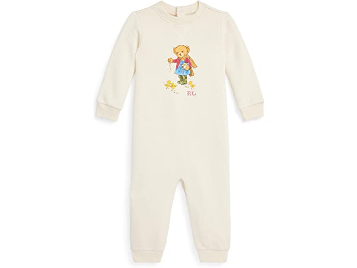 (取寄) ラルフローレン キッズ ガールズ Polo Ralph Lauren Kids girls Polo Bear Fleece Coverall (Infant) Estate Cream