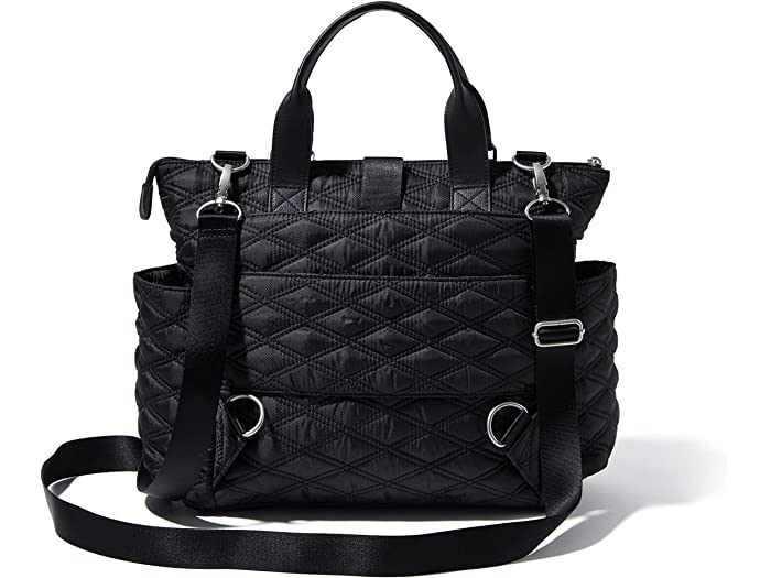 (取寄) バッガリーニ レディース Baggallini women New Classic 3-in-1 Convertible Backpack with RFID Phone Wristlet Black Quilt