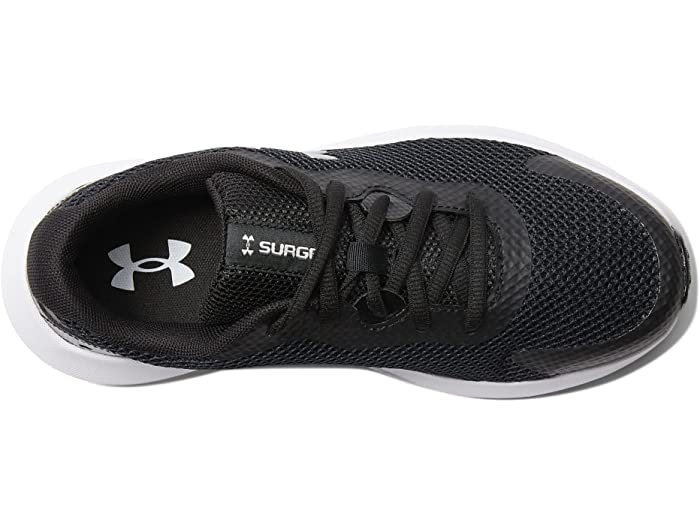 (取寄) アンダーアーマー キッズ ガールズ Under Armour Kids girls Surge 3 (Big Kid) Black/White/Metallic Silver